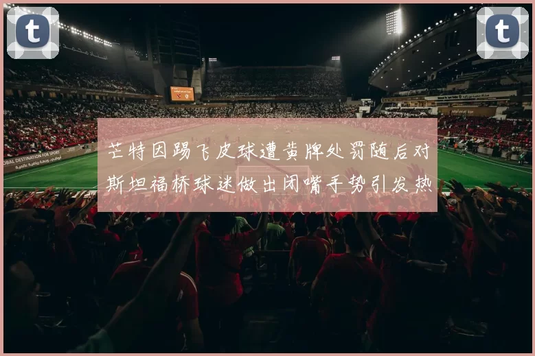 芒特因踢飞皮球遭黄牌处罚随后对斯坦福桥球迷做出闭嘴手势引发热议